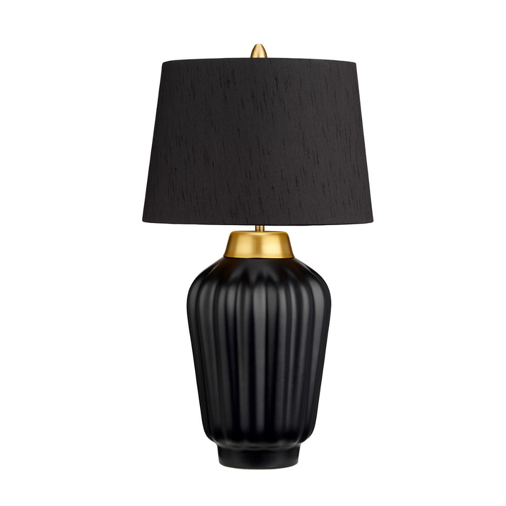 Lucas & McKearn QN-BEXLEY-TL-BKBB Bexley Table Lamp in Black and Brushed Brass