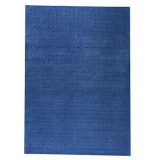 MAT The Basics MTBSNOBLU056071 Hand Knotted Snow 170x240 Blue - Made In India
