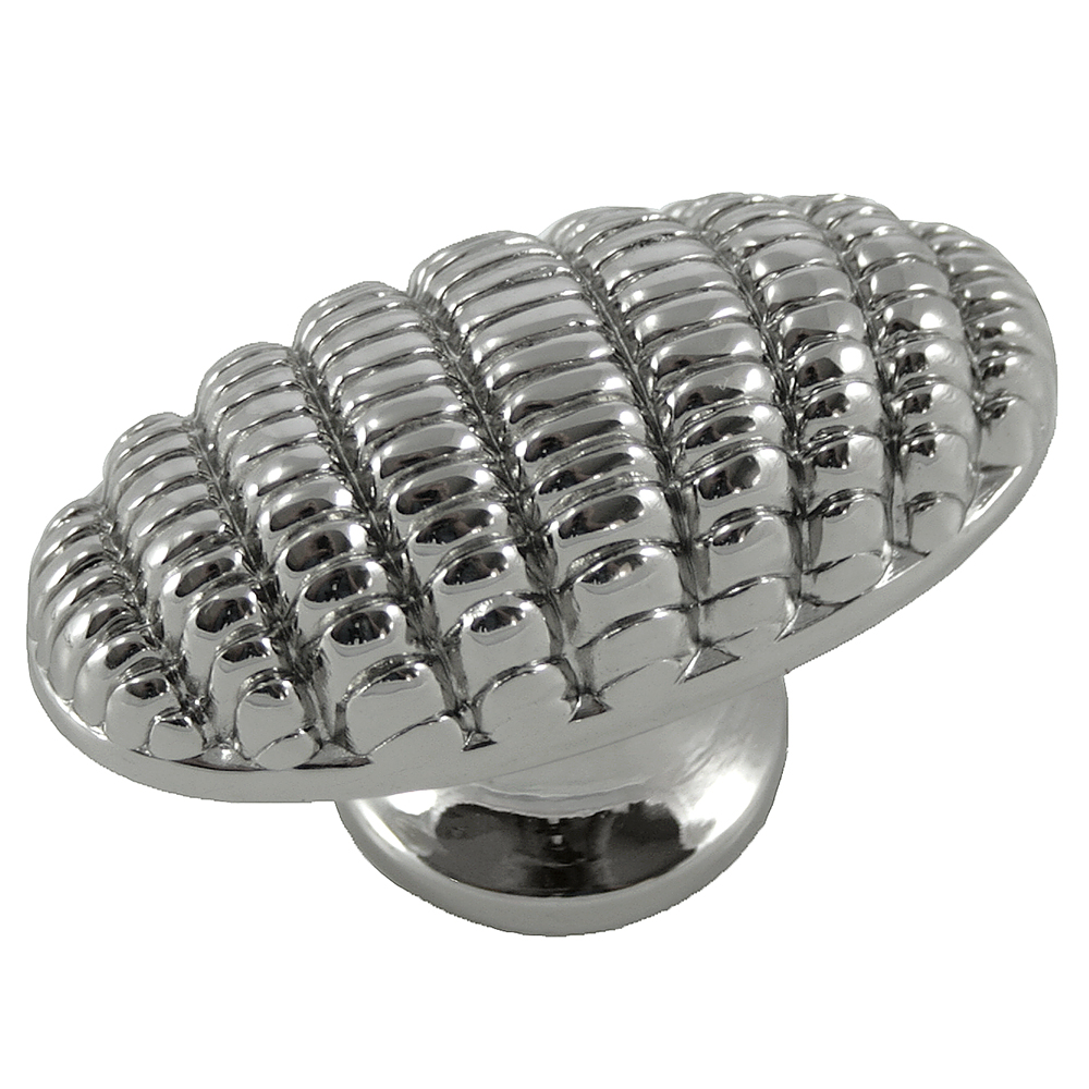 MNG Hardware 14914 1 1/2" Quilted Egg - Polished Nickel