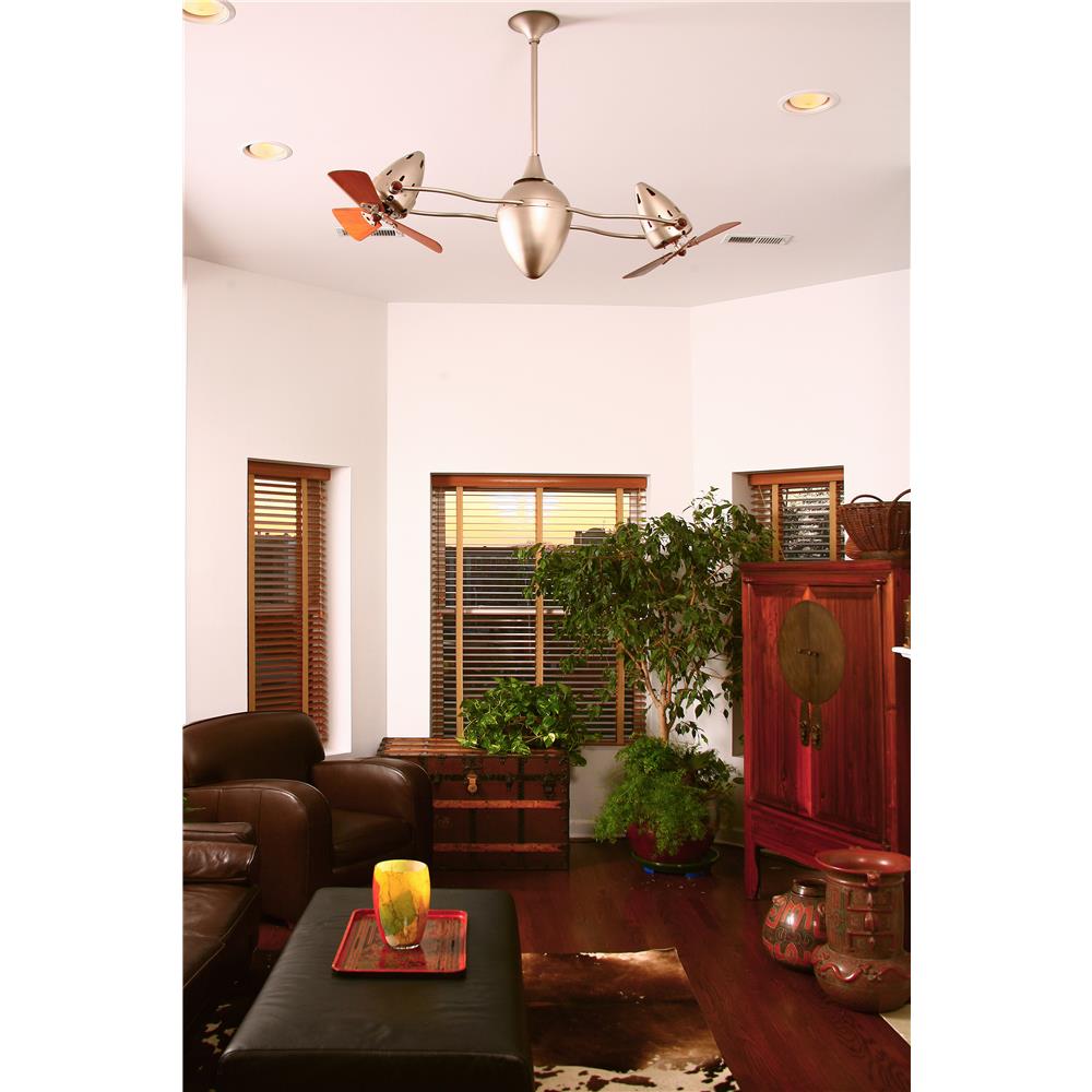 Matthews-Gerbar AR-BRCP-MTL Ar Ruthiane Ceiling Fan in Brushed Copper with Brushed Copper blades