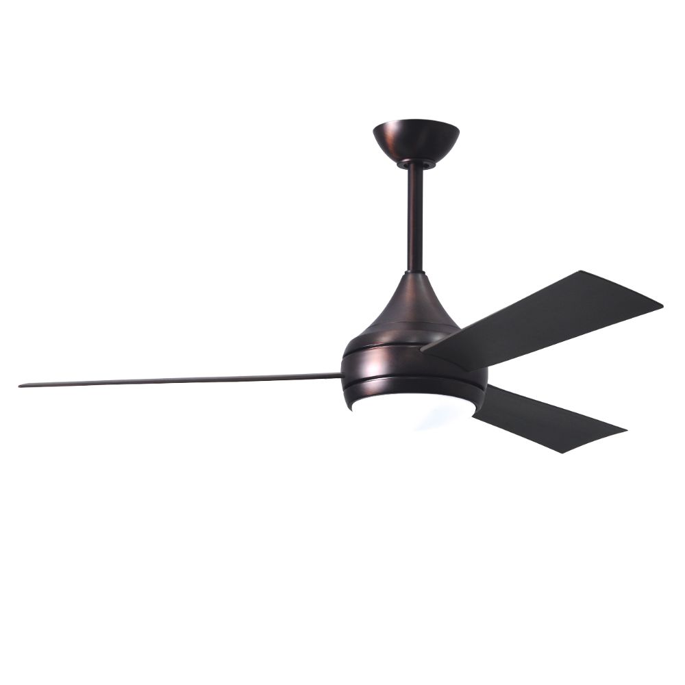 Matthews Fan Company DA-BB-BB Donaire Wet Location 3-blade Paddle Fan Constructed Of 316 Marine Grade Stainless Steel