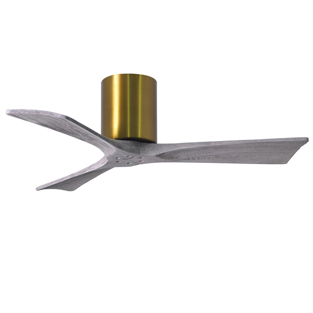 Atlas IR3H-BRBR-BW-42 Irene Ceiling Fan in Brushed Brass with Barnwood Tone blades