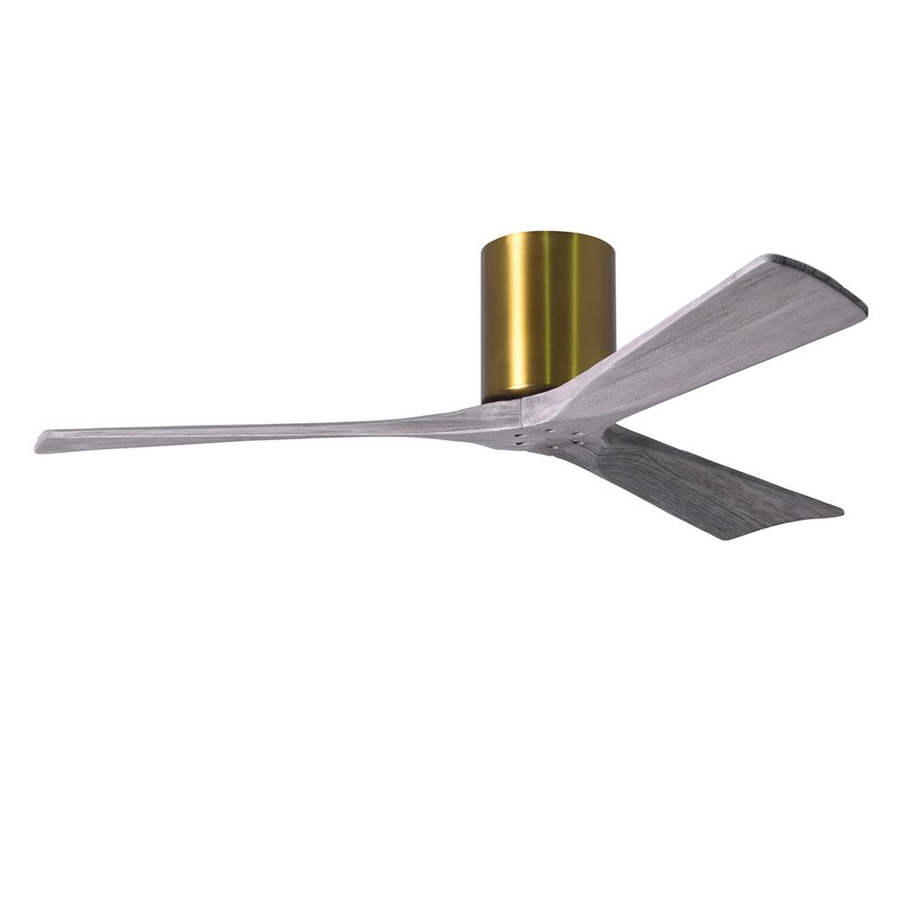 Atlas IR3H-BRBR-BW-52 Irene Ceiling Fan in Brushed Brass with Barnwood Tone blades