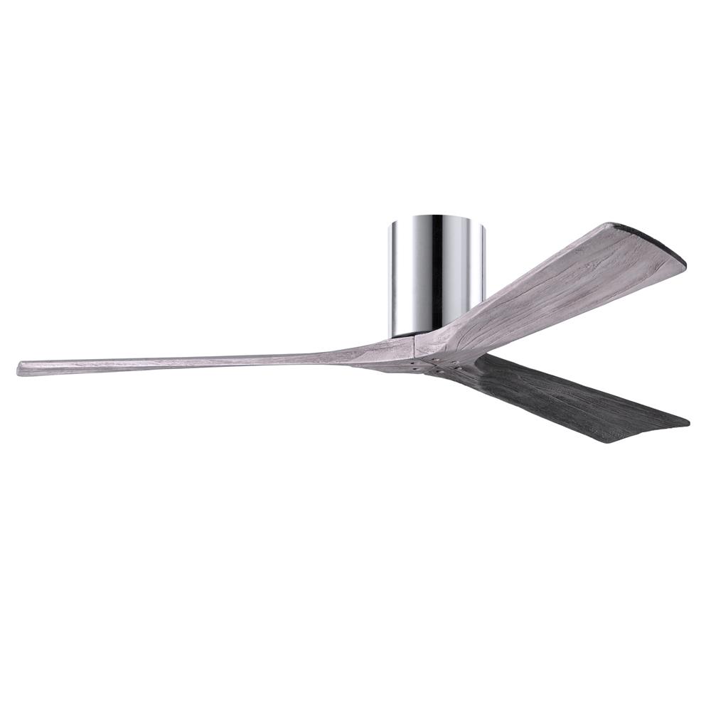 Atlas IR3H-CR-BW-60 Irene Ceiling Fan in Polished Chrome with Barnwood Tone blades