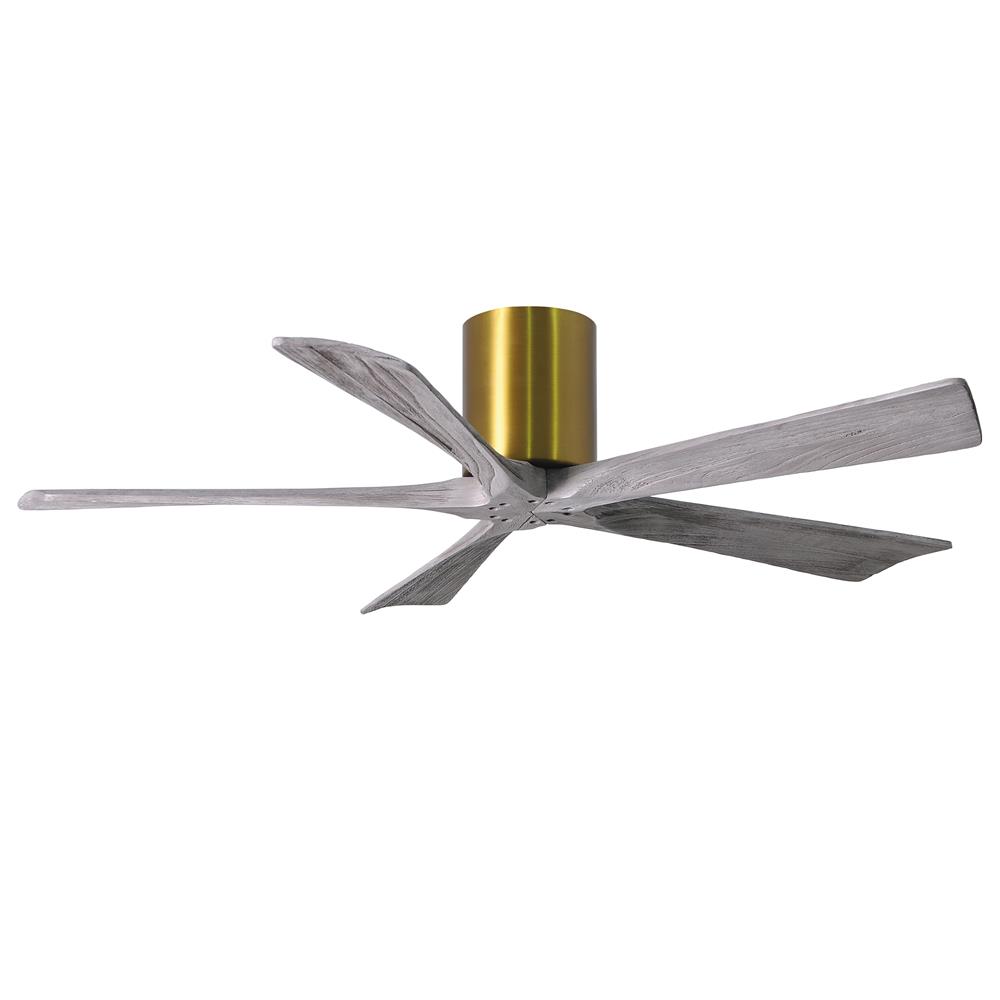 Atlas IR5H-BRBR-BW-52 Irene Ceiling Fan in Brushed Brass with Barnwood Tone blades