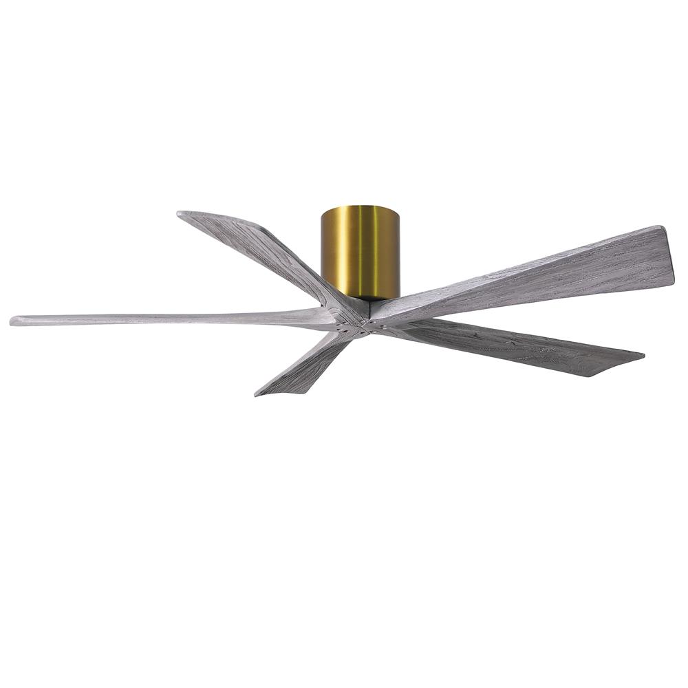 Atlas IR5H-BRBR-BW-60 Irene Ceiling Fan in Brushed Brass with Barnwood Tone blades