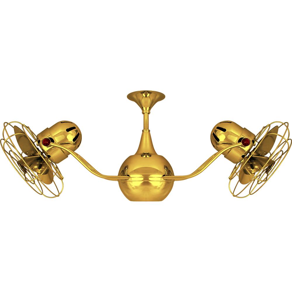 Matthews-Gerbar VB-GOLD-MTL Vent-Bettina Ceiling Fan in Gold with Ouro blades