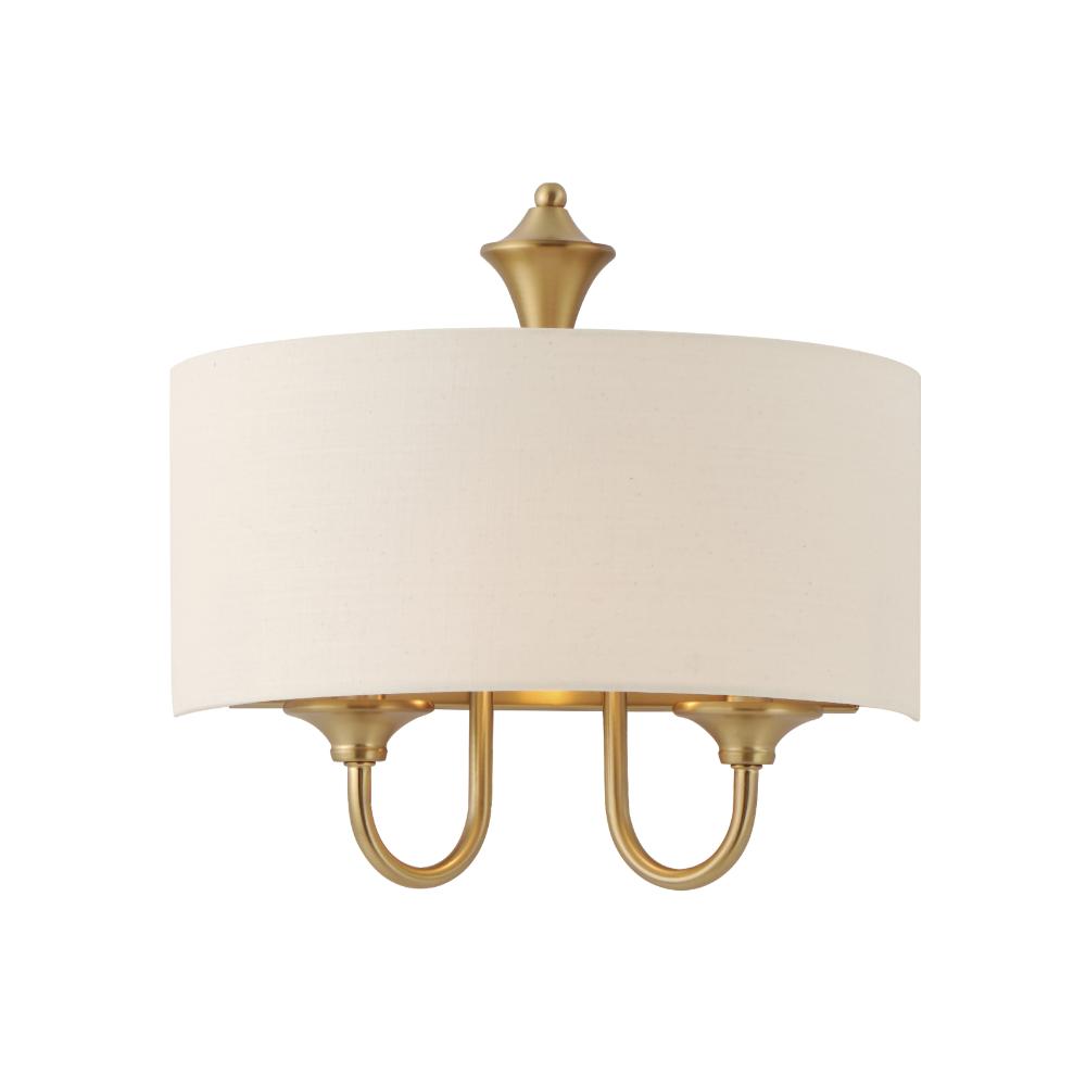 Maxim Lighting 10012OMNAB Bongo 1-Light Wall Sconce in Natural Aged Brass