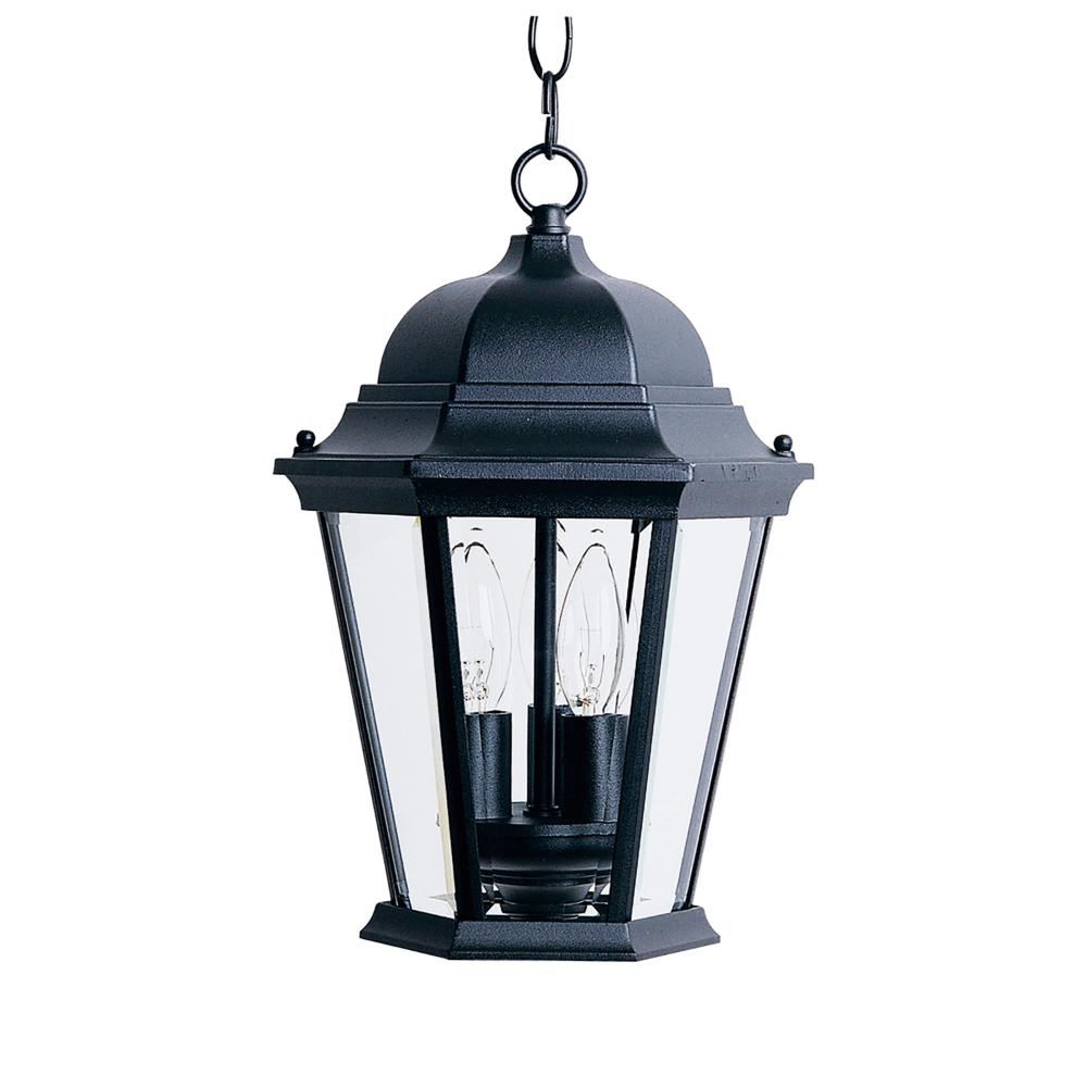 Maxim Lighting 1009BK Westlake Cast 3-Light Outdoor Hanging Lantern in Black