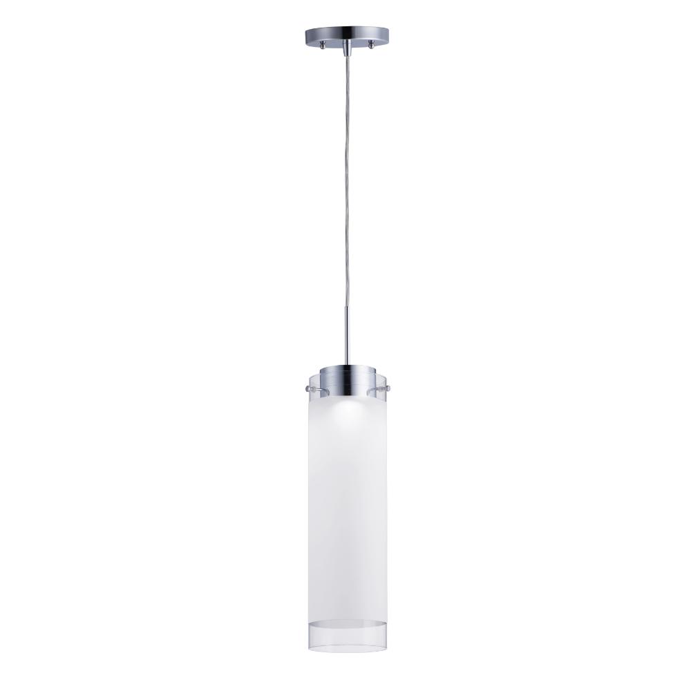 Maxim Lighting 10194CLFTPC Scope 8W LED Pendant in Polished Chrome
