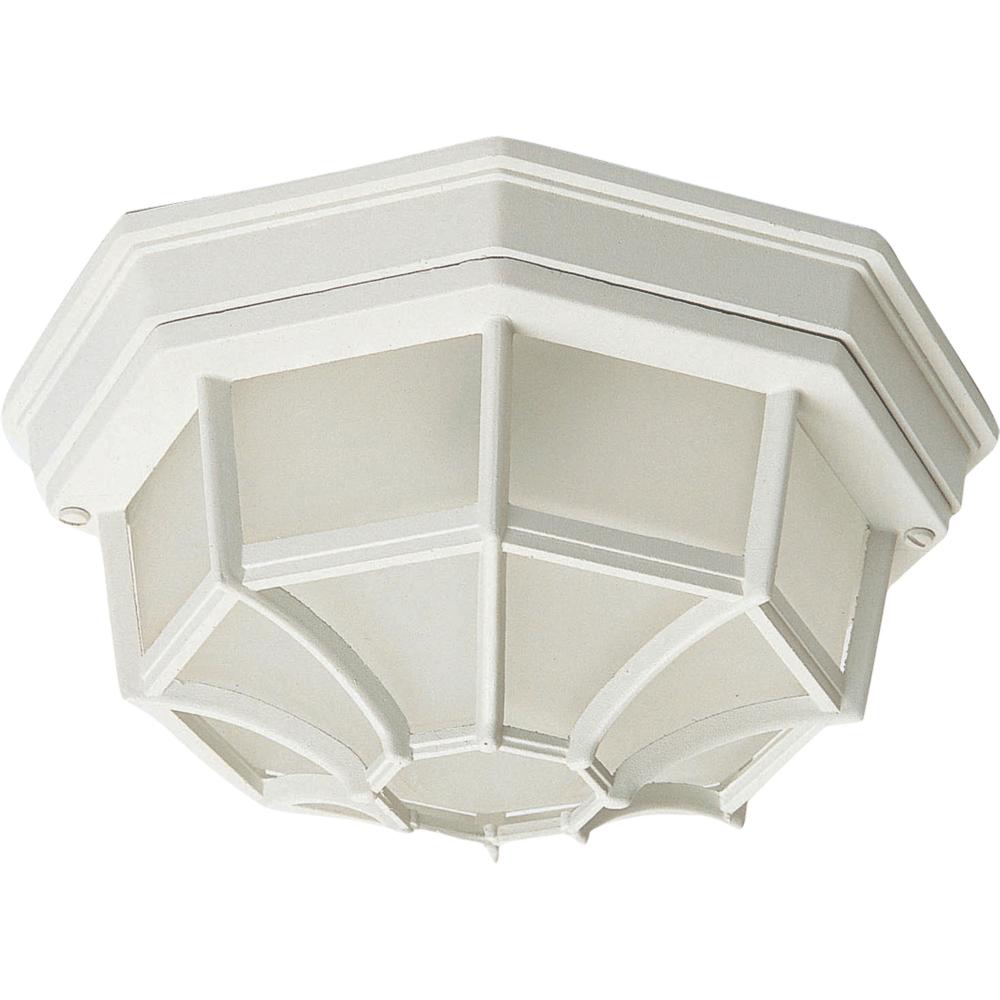 Maxim Lighting 1020WT Crown Hill 2-Light Outdoor Ceiling Mount in White