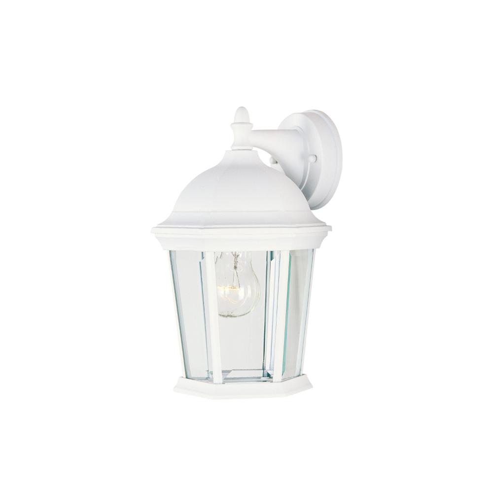 Maxim Lighting 1024WT Builder Cast 1-Light Outdoor Wall Lantern in White