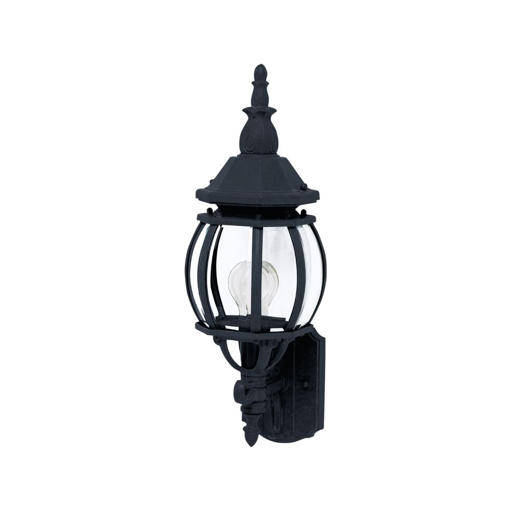 Maxim Lighting 1032BK Crown Hill 1-Light Outdoor Wall Lantern in Black