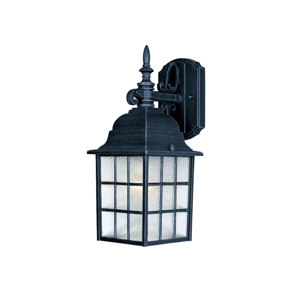 Maxim Lighting 1051BK North Church 1-Light Outdoor Wall Lantern in Black