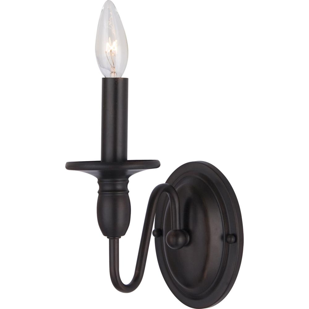 Maxim Lighting 11031OI Towne 1-Light Wall Sconce in Oil Rubbed Bronze