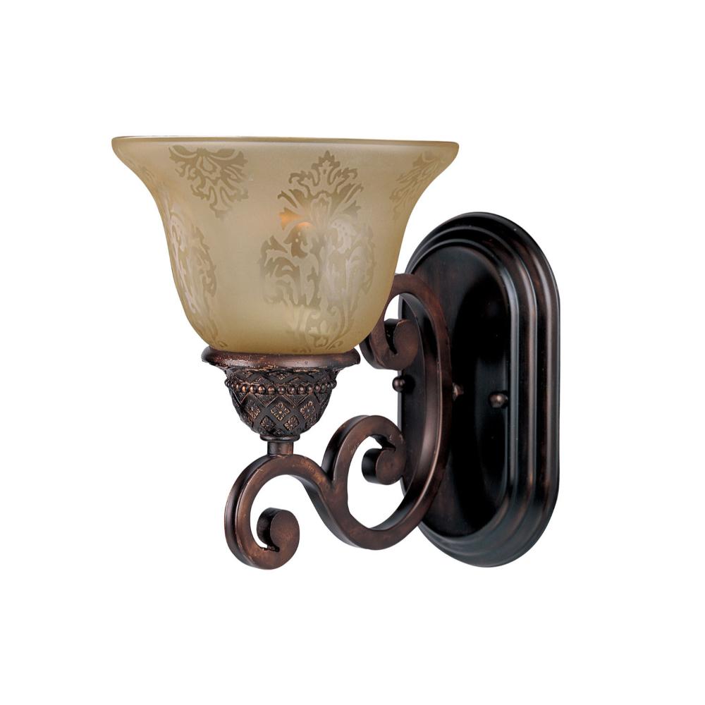 Maxim Lighting 11230SAOI Symphony 1-Light Wall Sconce in Oil Rubbed Bronze