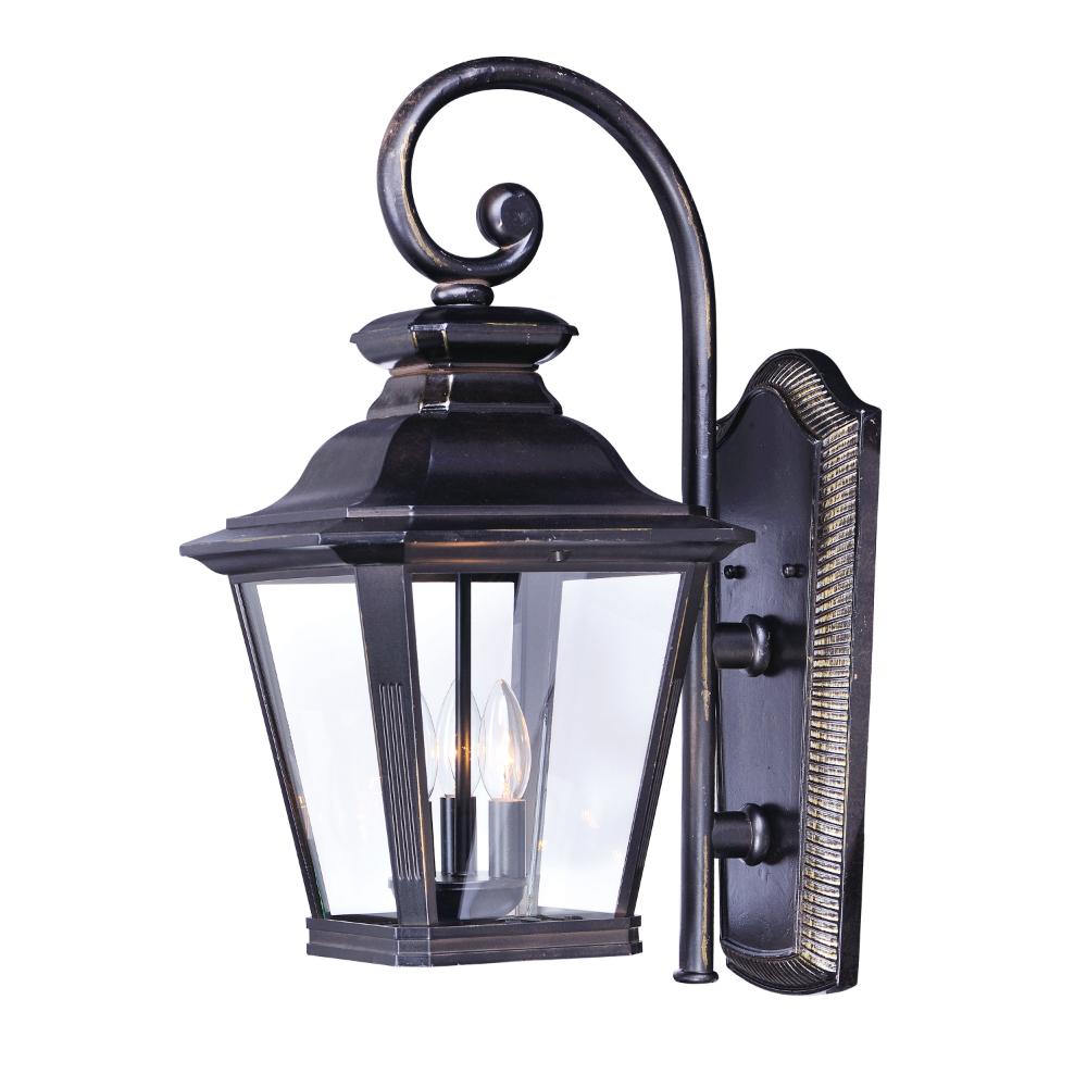 Maxim Lighting 1135CLBZ Knoxville 3-Light Outdoor Wall in Bronze
