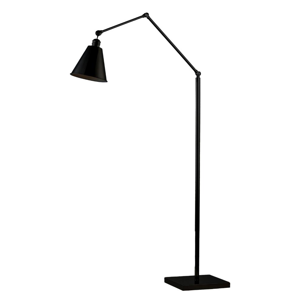 Maxim Lighting 12228BK Library-Floor Lamp in Black