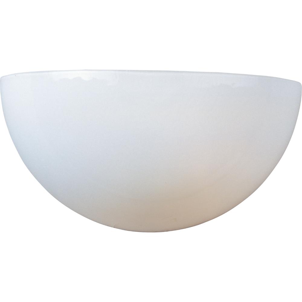 Maxim Lighting 20585WTWT Essentials 1-Light Wall Sconce in White