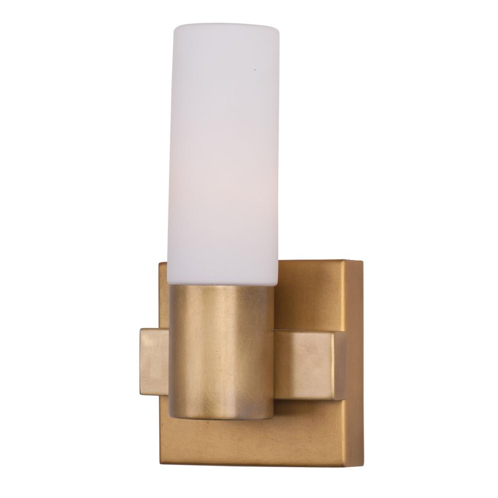 Maxim Lighting 22411SWNAB Contessa 1-Light Wall Sconce in Natural Aged Brass