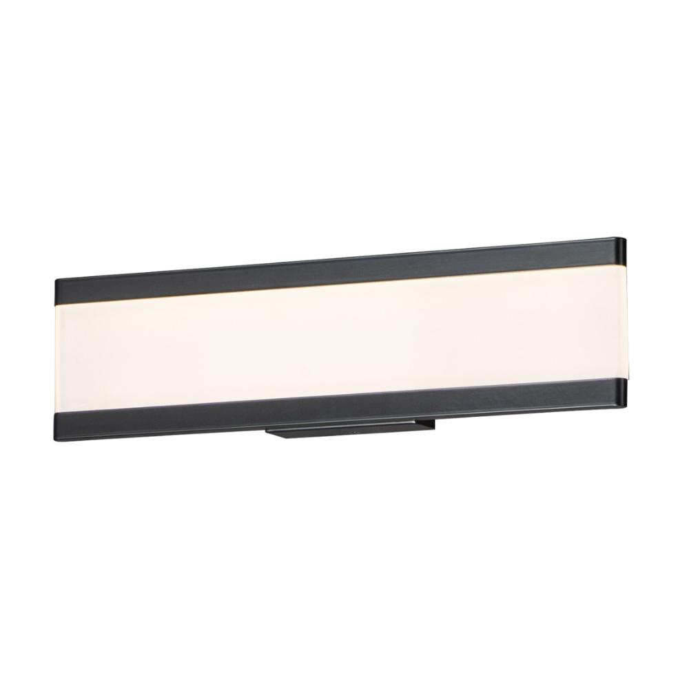 Maxim Lighting 24752FTBK Visor 18" LED Wall Sconce in Black