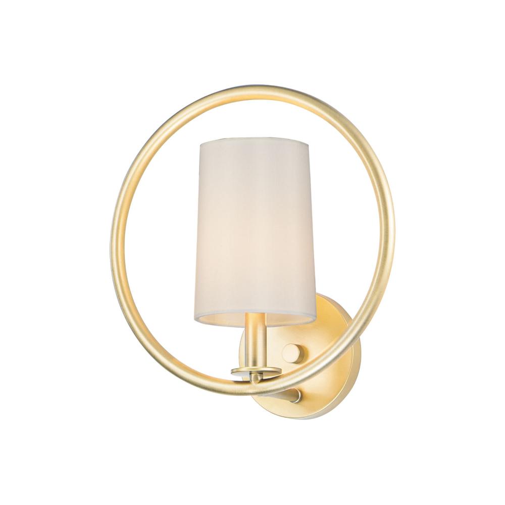Maxim Lighting 25291OFNAB Meridian 1-Light Wall Sconce in Natural Aged Brass
