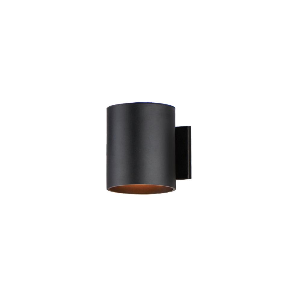 Maxim Lighting 26106BK Outpost 1-Light 6"W x 7.25"H Outdoor Wall Sconce in Black