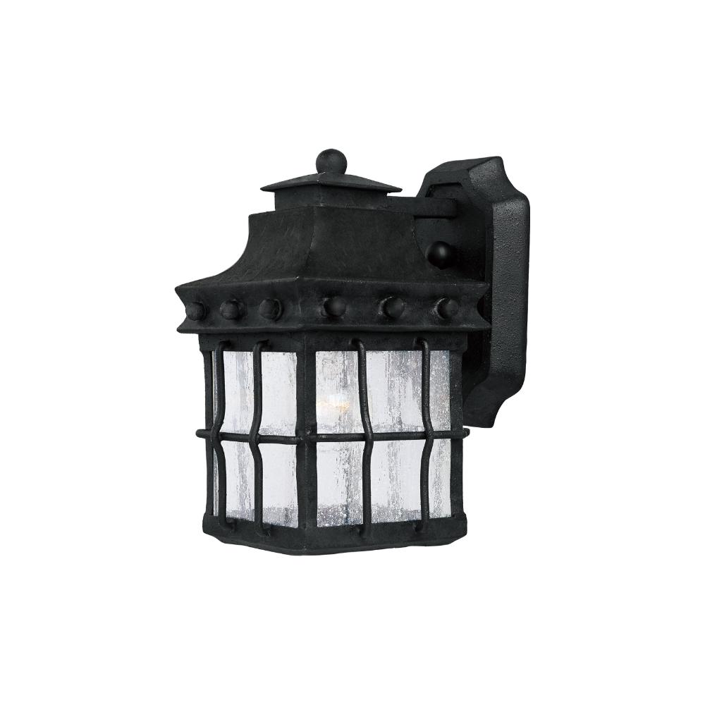 Maxim Lighting 30081CDCF Nantucket 1-Light Outdoor Wall Lantern in Country Forge