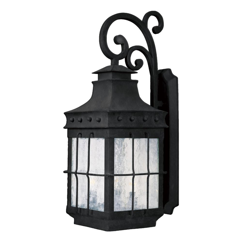 Maxim Lighting 30085CDCF Nantucket 4-Light Outdoor Wall Lantern in Country Forge