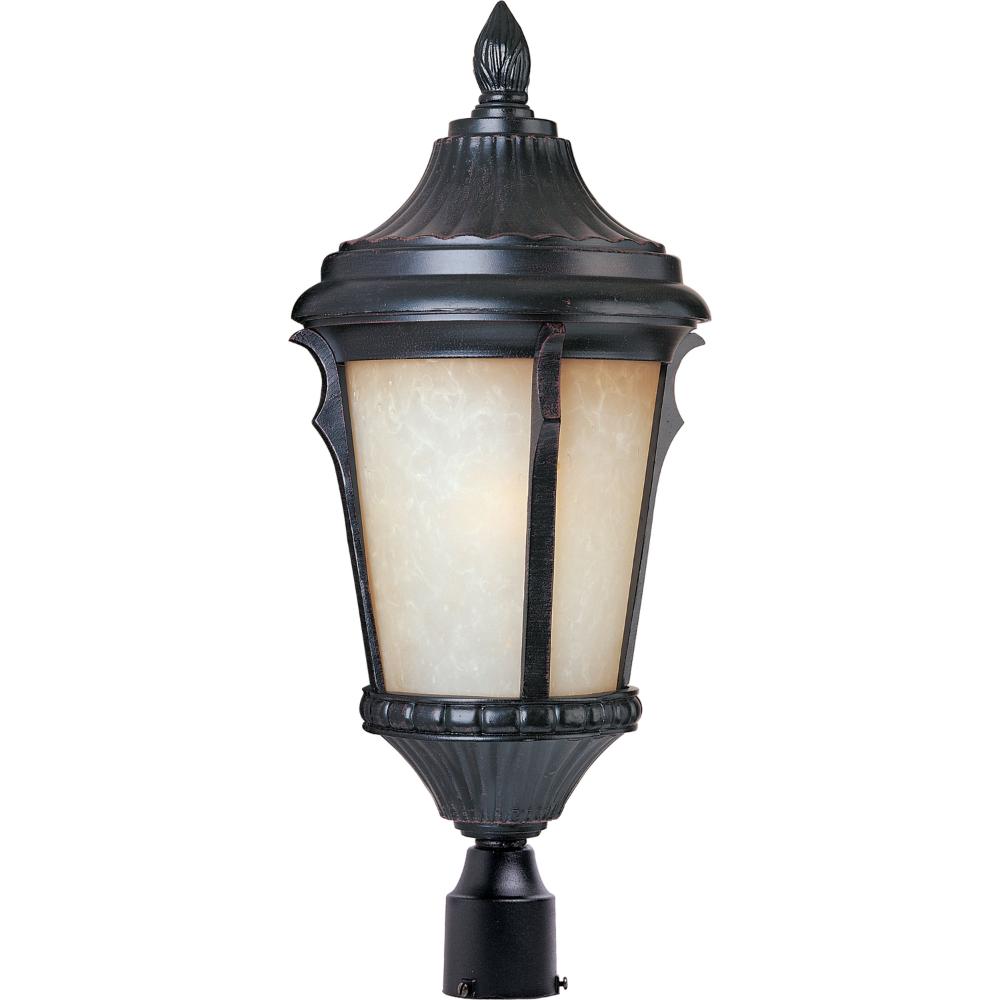 Maxim Lighting 3010LTES Odessa Cast 1-Light Outdoor Pole/Post Lantern in Espresso