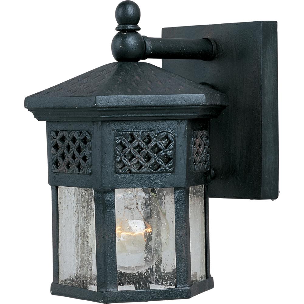 Maxim Lighting 30122CDCF Scottsdale 1-Light Outdoor Wall Lantern in Country Forge
