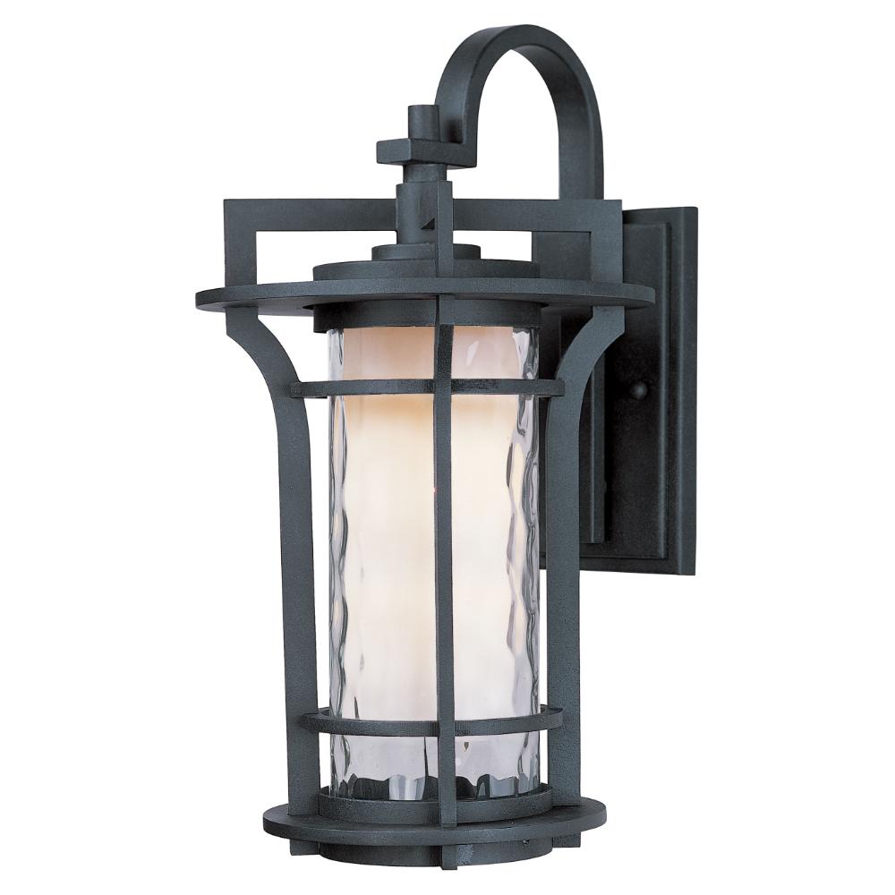 Maxim Lighting 30485WGBO Oakville 1-Light Outdoor Wall Lantern in Black Oxide
