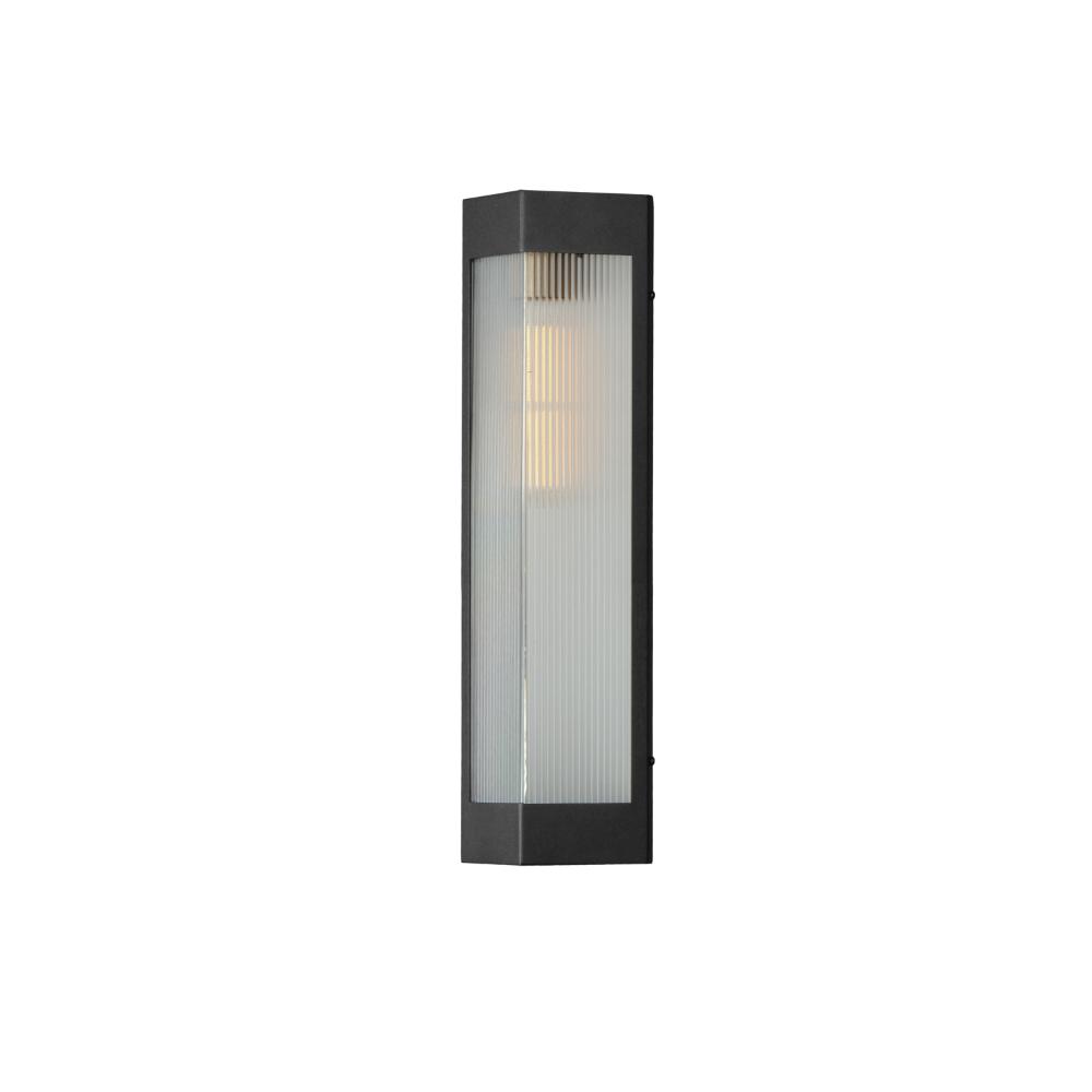 Maxim Lighting 30762CRBKAB Triform 20" Outdoor Wall Sconce in Black / Antique Brass