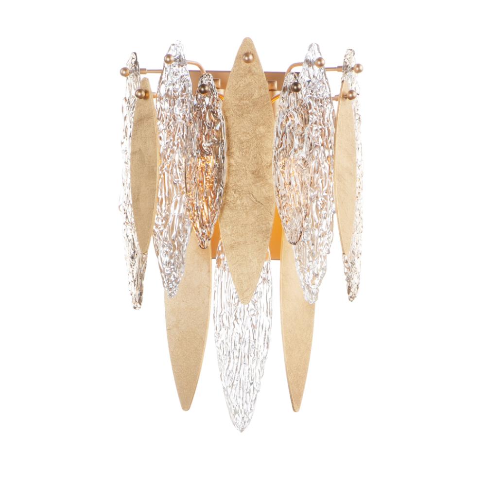 Maxim Lighting 32322CLCMPGL Majestic 3-Light Wall Sconce in Gold Leaf