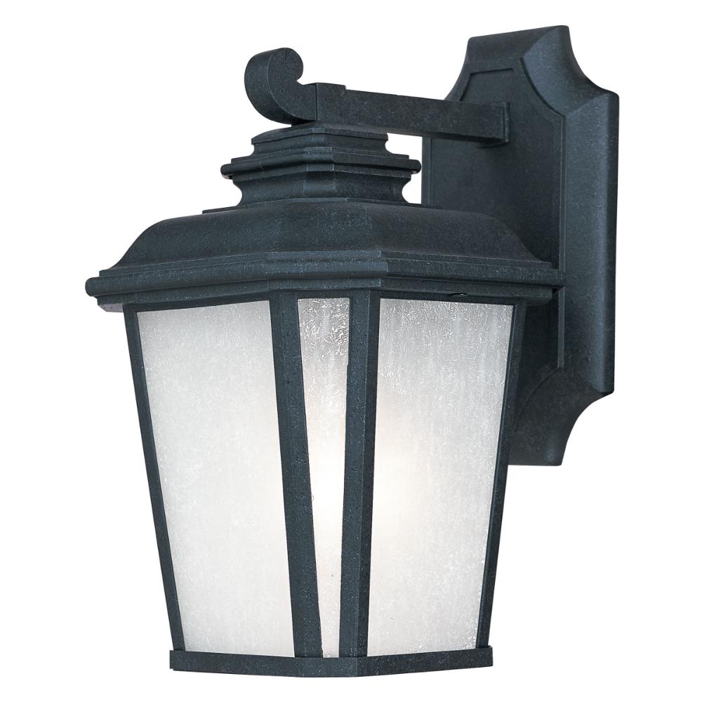 Maxim Lighting 3342WFBO Radcliffe 1-Light Small Outdoor Wall in Black Oxide