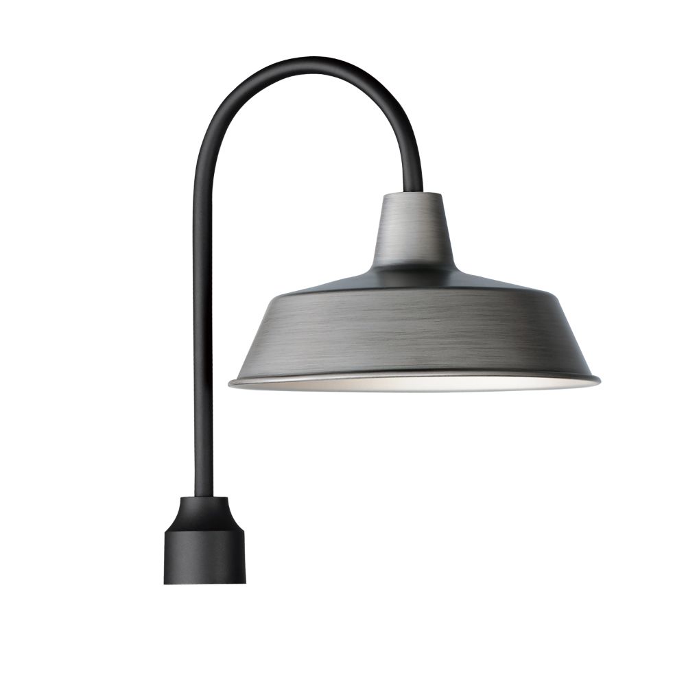 Maxim Lighting 35010WZBK Pier M 1-Light Post Lantern - Weathered Zinc/Black Finish