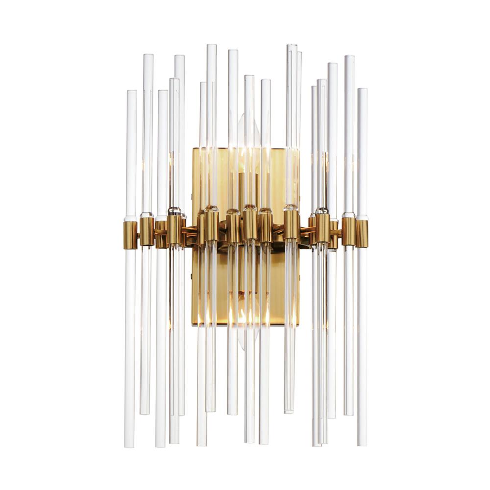 Maxim Lighting 38409CLHR Divine 2-Light Wall Sconce in Heritage
