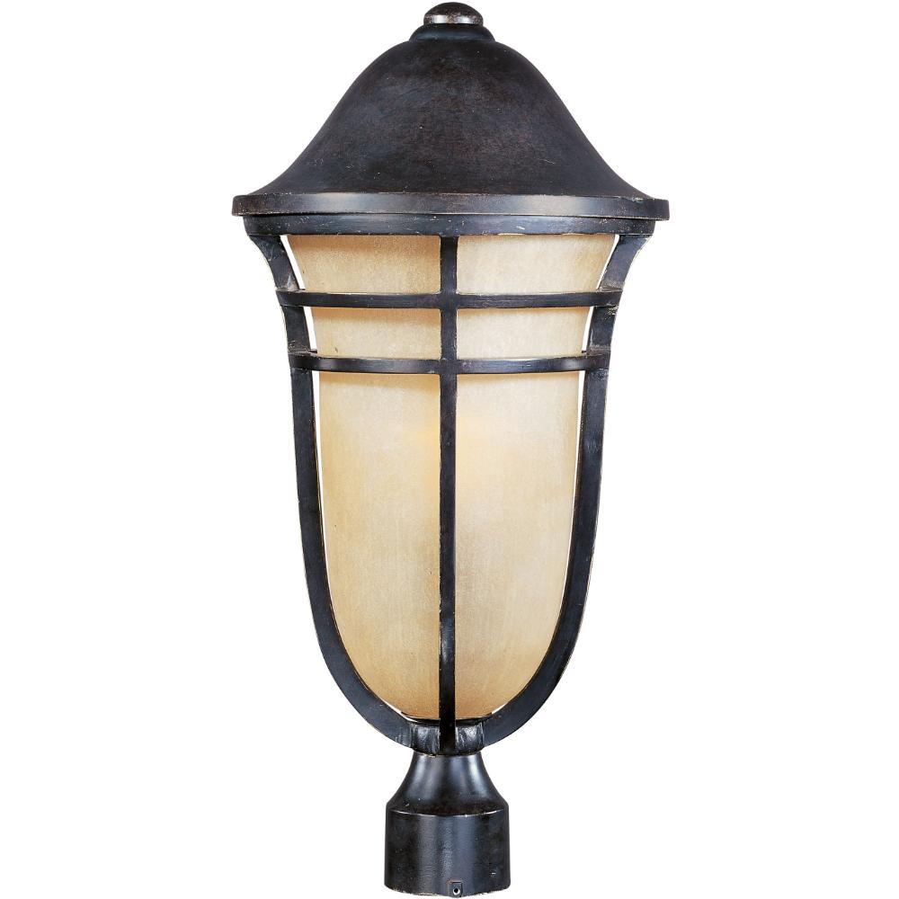 Maxim Lighting 40100MCAT Westport VX 1-Light Outdoor Pole/Post Lantern in Artesian Bronze