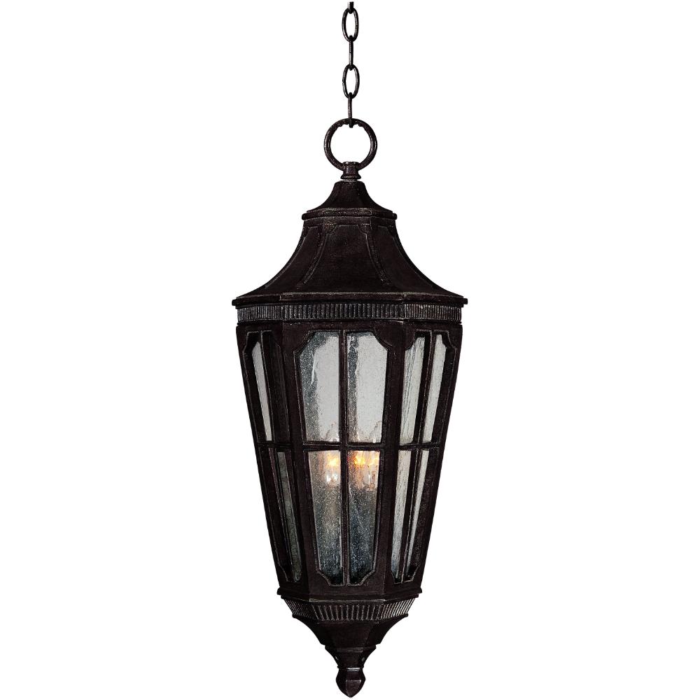 Maxim Lighting 40157CDSE Beacon Hill VX 3-Light Outdoor Hanging Lantern