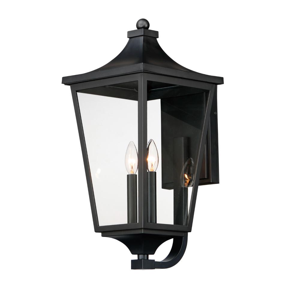 Maxim Lighting 40235CLBK Sutton Place Vivex-Outdoor Wall Mount in Black
