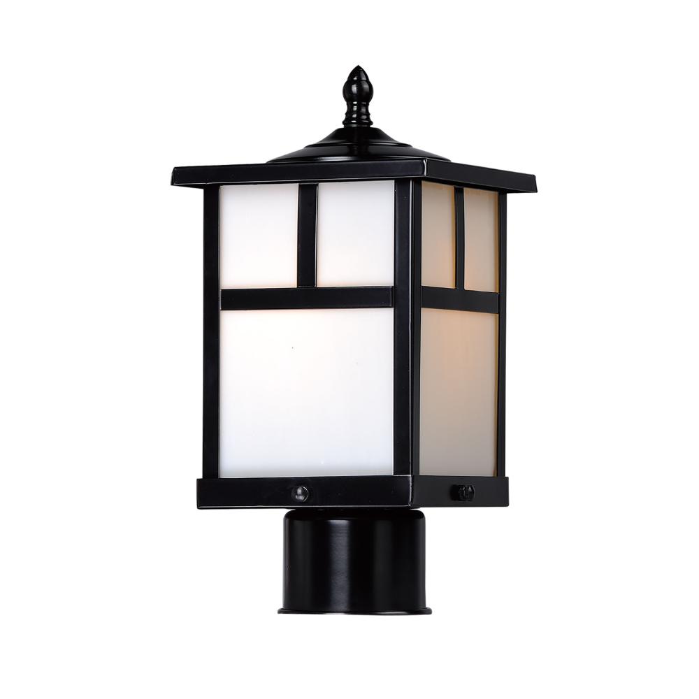 Maxim Lighting 4055WTBK Coldwater 1-Light Outdoor Pole/Post Lantern