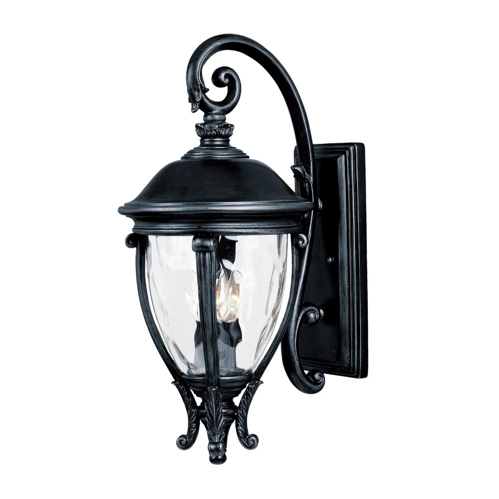 Maxim Lighting 41425WGBK Camden VX 3-Light Outdoor Wall Lantern