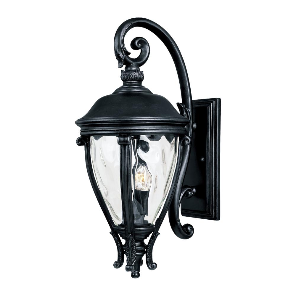 Maxim Lighting 41426WGBK Camden VX 3-Light Outdoor Wall Lantern in Black