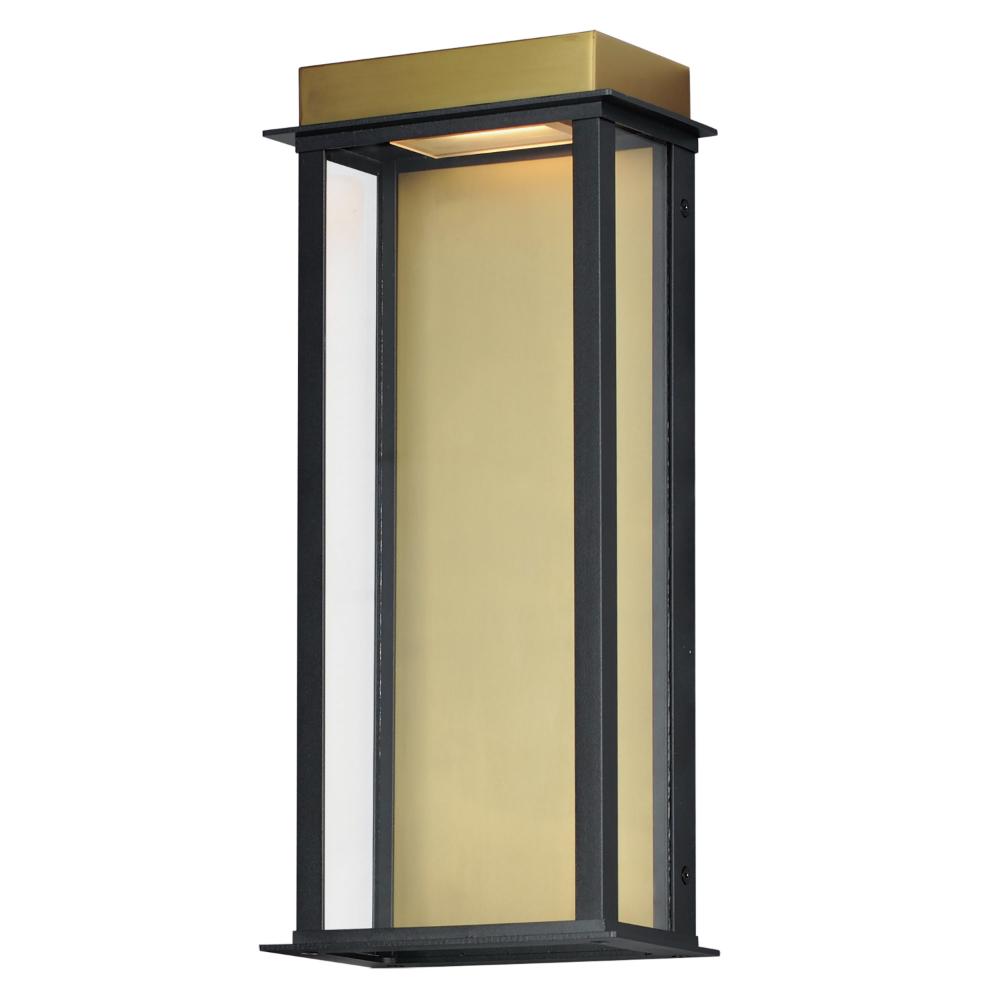 Maxim Lighting 50754BKGLD Rincon-Outdoor Wall Mount in Black / Gold