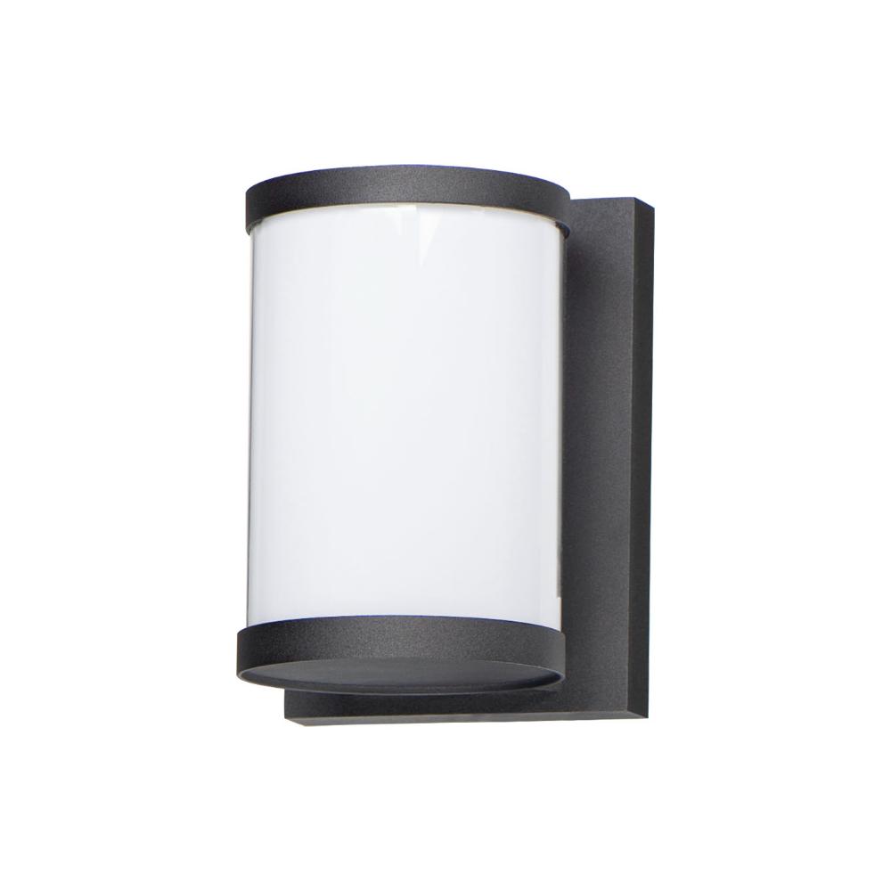Maxim Lighting 52125WTBK Barrel Small LED Outdoor Wall Sconce in Black