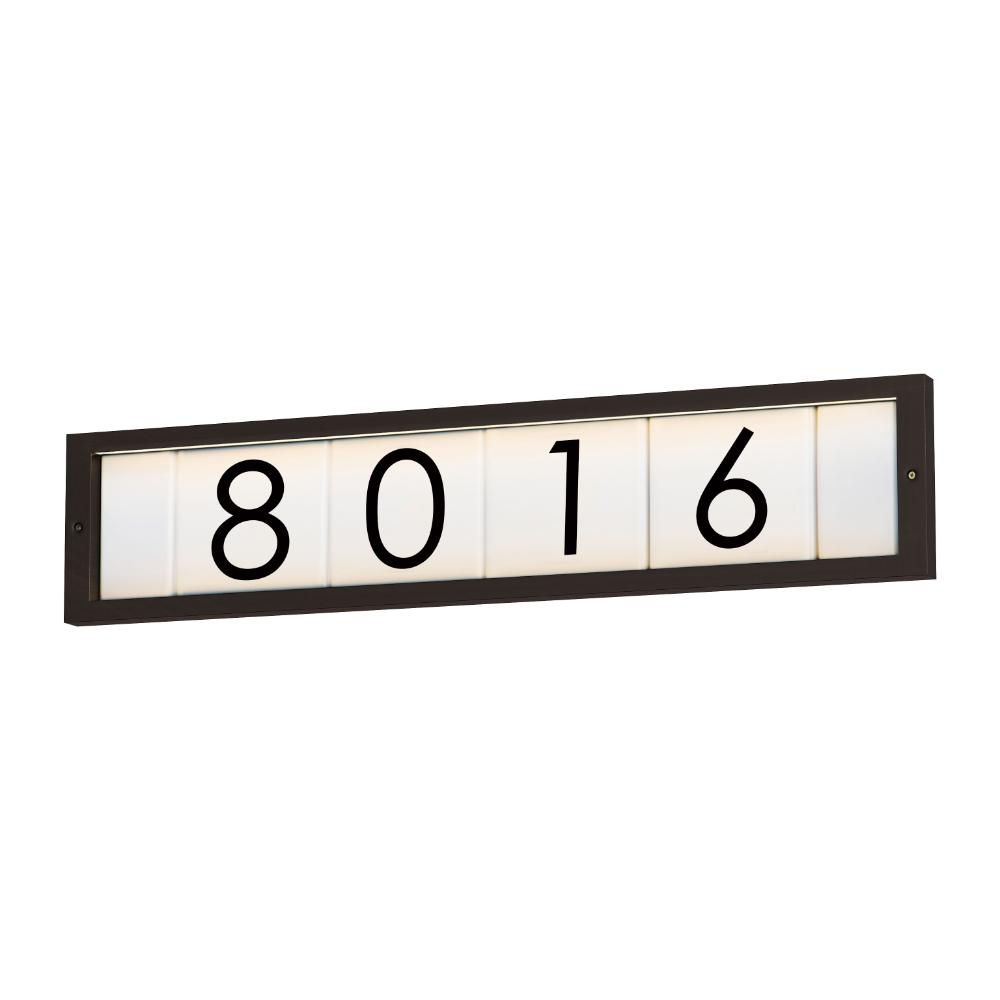 Maxim 53651BK 25" LED Address Frame - Clean in Black