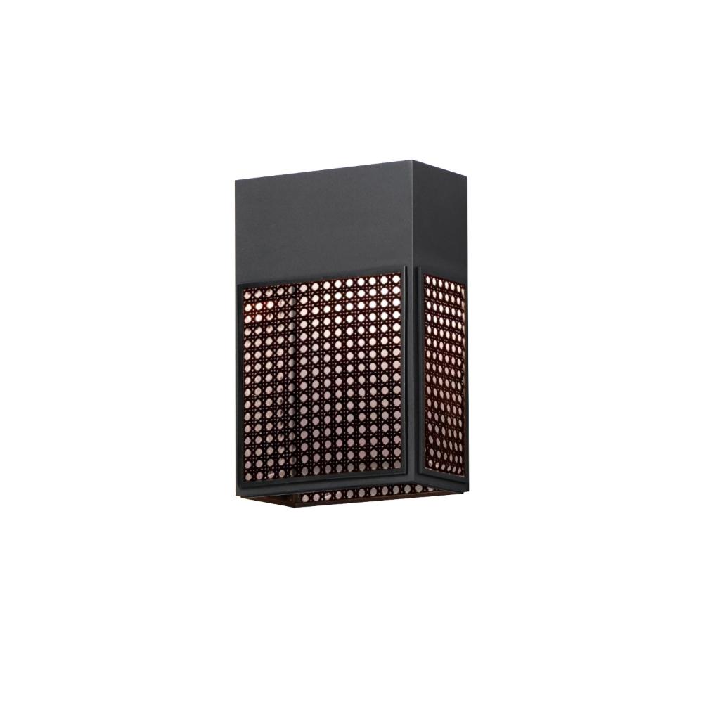 Maxim Lighting 54802BK Lattice 12" LED Outdoor Sconce Dark Sky in Black