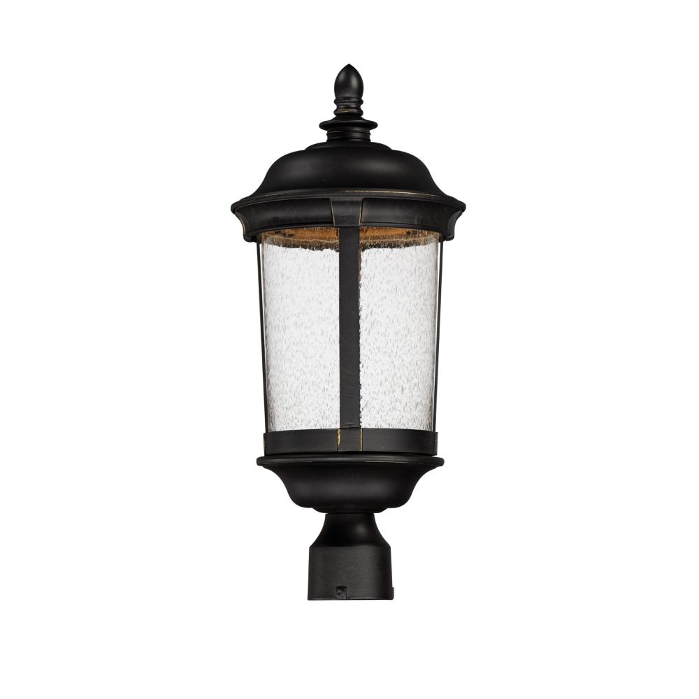 Maxim Lighting 55021CDBZ Dover LED Outdoor Post Lantern in Bronze