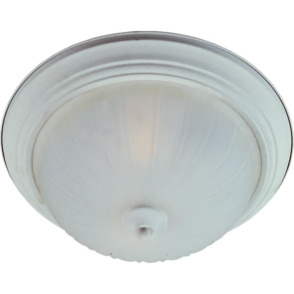 Maxim Lighting 5830FTTW Essentials 1-Light Flush Mount in Textured White