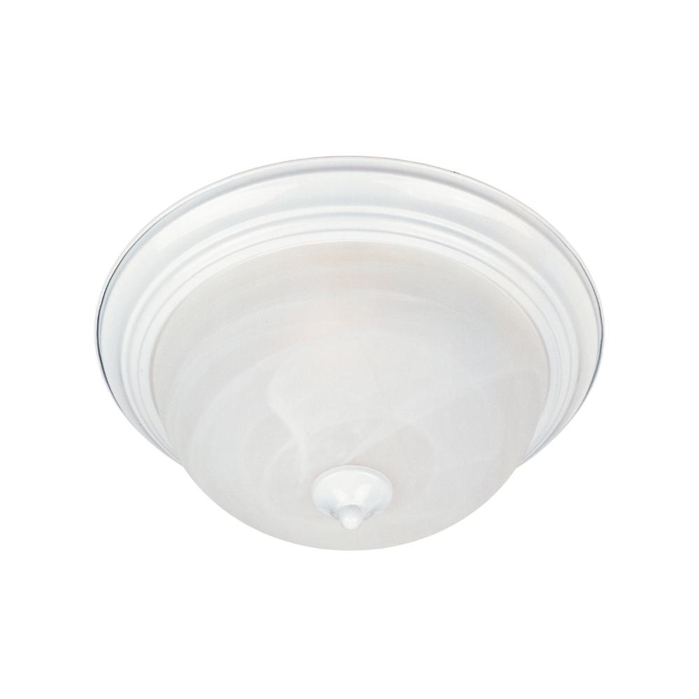 Maxim Lighting 5841MRWT Essentials 2-Light Flush Mount in White